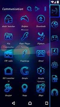 Smart Launcher Theme Neon screenshot 4