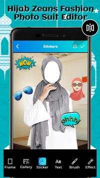 Hijab Zeans Fashion Photo Suit Editor screenshot 3