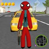 Spider Stickman Rope Hero Rise of The Warriors 1.0