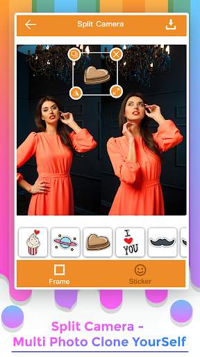 Split Camera - Multi Photo Clone YourSelf स्क्रीनशॉट 2