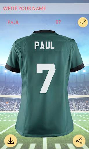 Name Your Football Jersey (Offline) screenshot 6