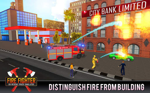 Firefighter Truck 911 Rescue: Emergency Driving screenshot 1