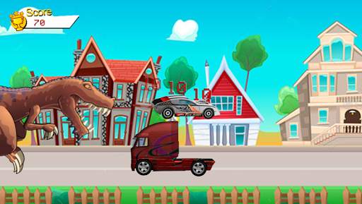 Highway Racer T-Rex 3 تصوير الشاشة