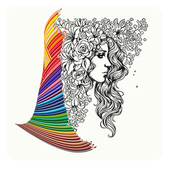 Fashion Coloring Books For Adults icon