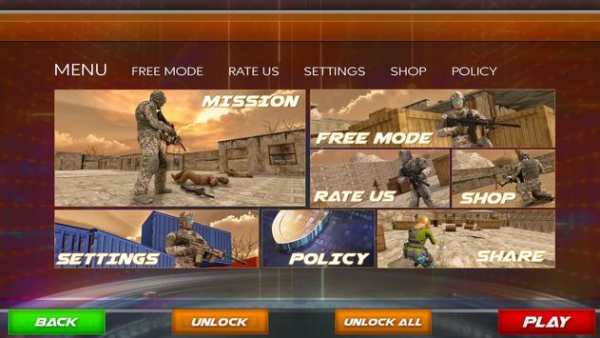 gun strike sniper shoot 3D counter attack screenshot 2