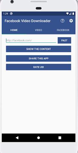 Video Downloader For Facebook screenshot 1