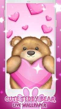 Cute Teddy Bear Live Wallpaper: Background Themes screenshot 2