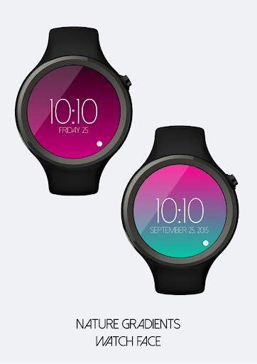 Nature Gradients Watch Face screenshot 2