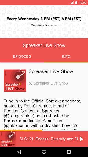Spreaker Live Show 2 تصوير الشاشة
