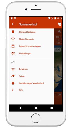 Sonnenverlauf screenshot 2