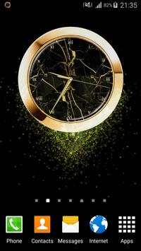 Gold Clock Wallpaper screenshot 6