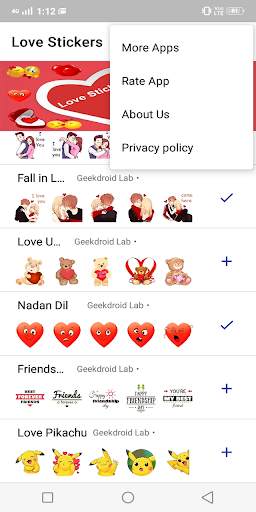 Love Stickers for Whatsapp : W screenshot 6