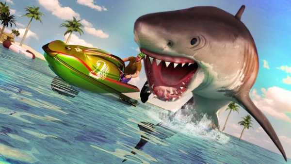 Angry Shark Attack Games скриншот 1