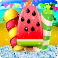 Yummy Watermelon Ice Candy - Slice & Cupcake Game logo