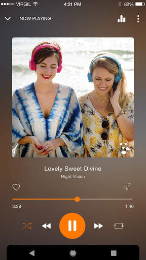 Music player screenshot 1