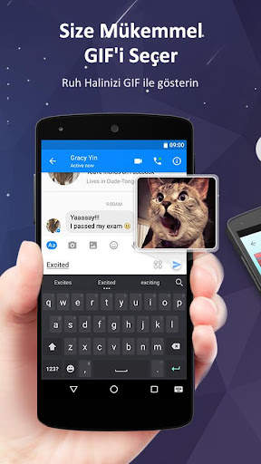 GO Klavye Pro - Emoji, GIF'ler screenshot 1
