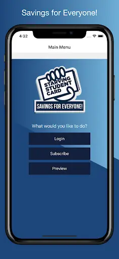 Starving Student Card | Saving screenshot 1
