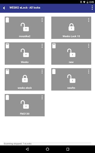 Wesko Lock App 8 تصوير الشاشة