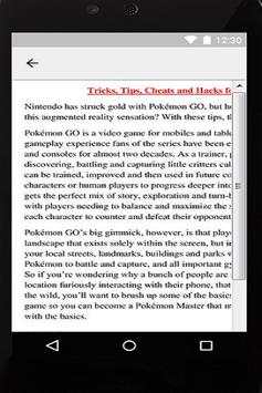 Tricks Guide For Pokemon Go screenshot 2