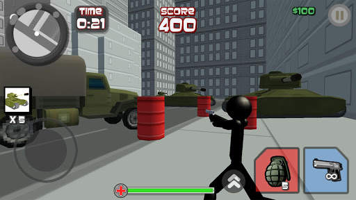 Stickman City Shooting 3D screenshot 3