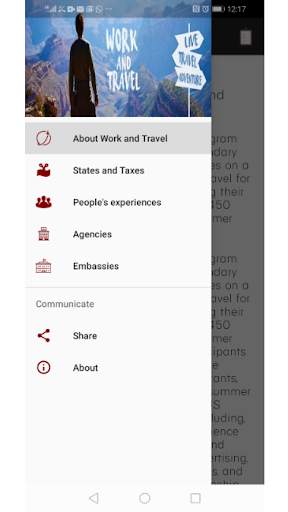 Work and Travel Guide screenshot 1