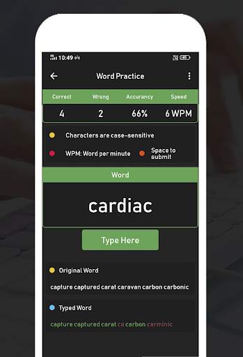 Typing Speed Test screenshot 3