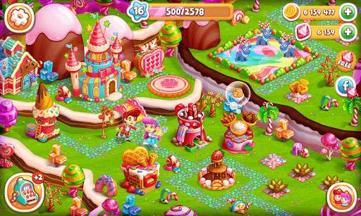 Candy Farm: Magic cake town & cookie dragon story screenshot 8