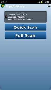 Free Antivirus 2015 screenshot 1