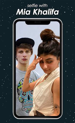 Selfie with Mia Khalifa Photo editing screenshot 3