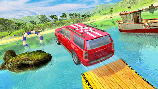 Water Surfer: Car Racing Games screenshot 2