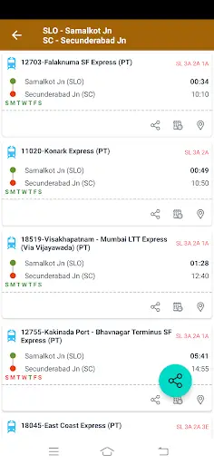 Indian Rail Offline Time Table screenshot 4