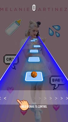 Melanie Martinez Tiles Hop:Hop Music Game screenshot 1