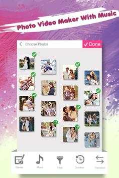Photo Video Maker With Music 2 تصوير الشاشة