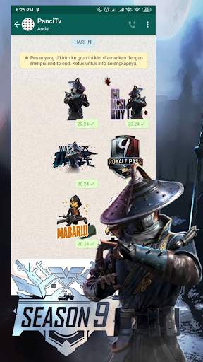 WAStickerApps: PUBG Pack screenshot 6