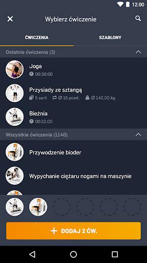 Aplikacja EGYM Fitness App screenshot 1