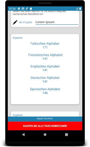 Abjad Rechner | Numerologie | Ebced screenshot 7