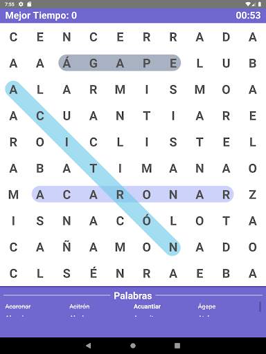 📱 Sopa de Letras Infinitas 📱 screenshot 9