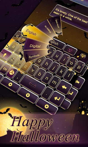 Happy Halloween GO Keyboard screenshot 1