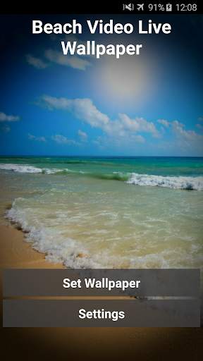Beach Video Live Wallpaper screenshot 1