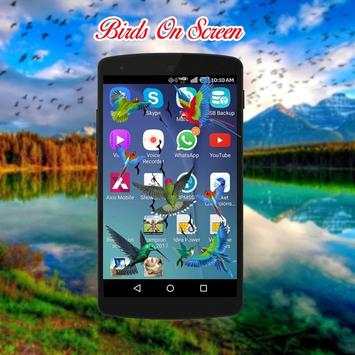 Birds on screen | Prank app screenshot 2