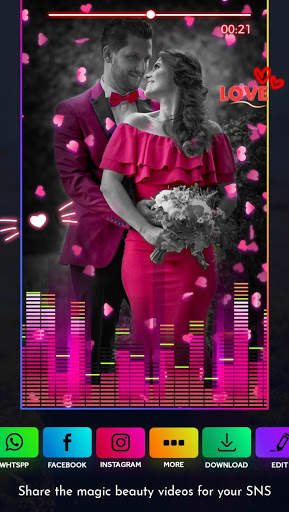 Lovely Wave Video Maker - Photo to Video Editor screenshot 5