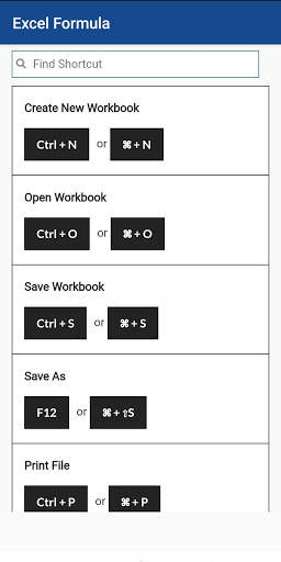 Formula Function & Shortcut app for MS Excel screenshot 4