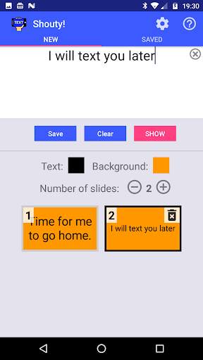 Shouty - Big Text Banner screenshot 4