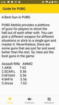 PUBG - Guide,Tips and Wallpapers screenshot 4