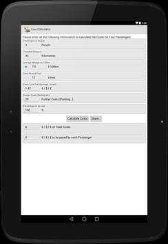 Fare Calculator screenshot 2