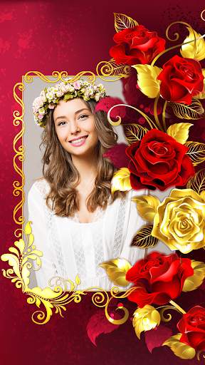 Flower Photo frame 2020 : Rose screenshot 1