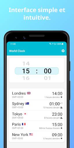 World Clock - Fuseaux horaires screenshot 7