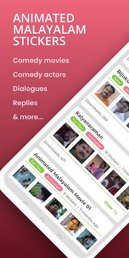 Malayalam Theri Stickers screenshot 1