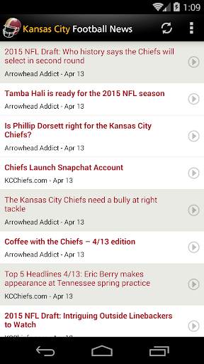 Kansas City Football News screenshot 1