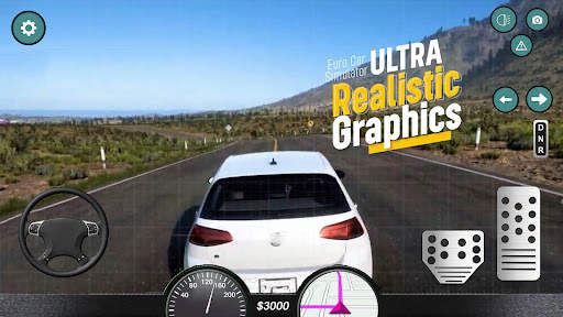 Euro Car Simulator Driving 2 screenshot 1